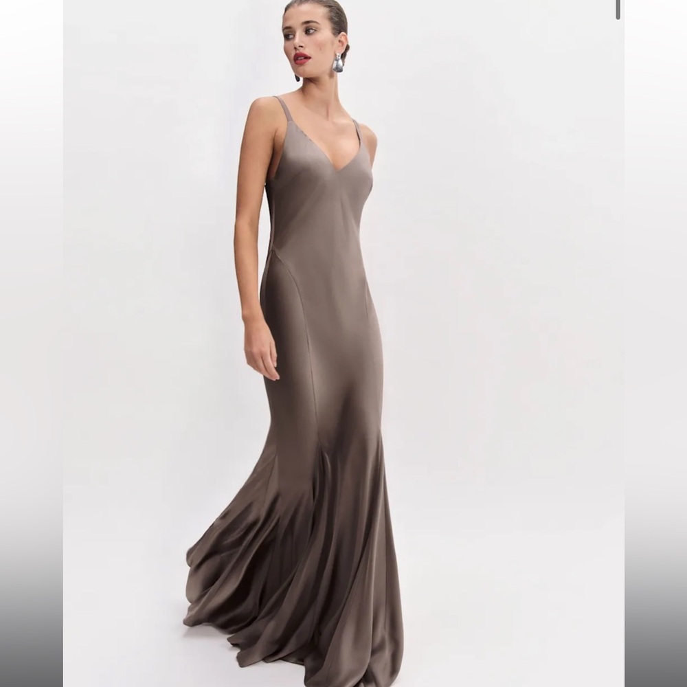 Reformation Tyler Satin Dress Size 2